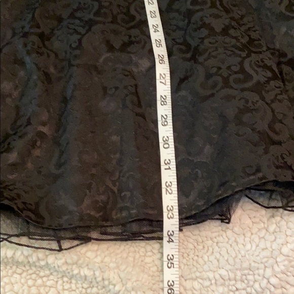 A List: Strapless Black dress sz 12 - Picture 7 of 8